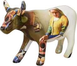 Vermeer Cow (medium ceramic)