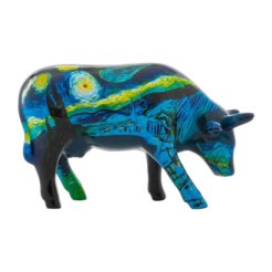 CowParade - Vincent’s Cow (medium ceramic)