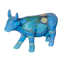 CowParade - Water Lilies (céramique moyenne)